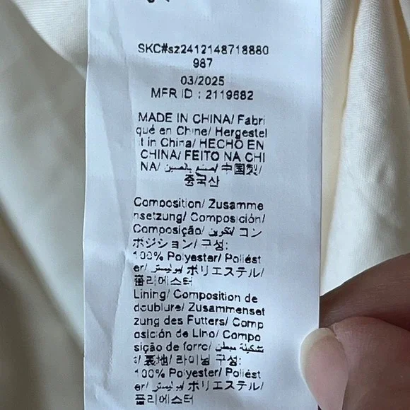 ANewsta Curve 4XL Ivory Floral Embroidered Eyelet Maxi Dress Long Sleeve Cottage - Picture 11 of 13